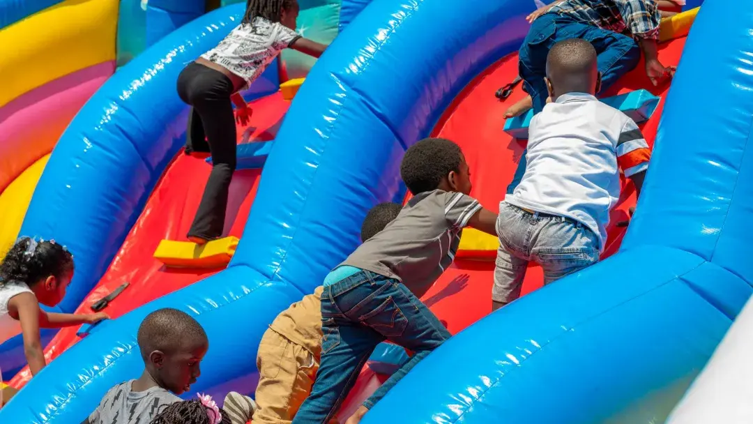 Bouncing castle time