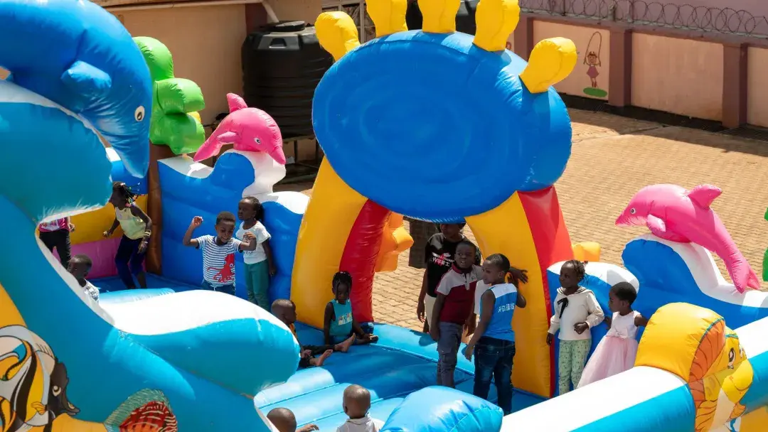 Bouncing castle time