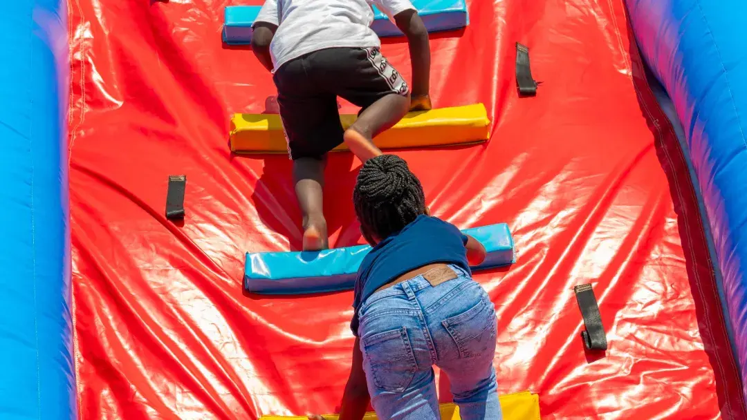 Bouncing castle time