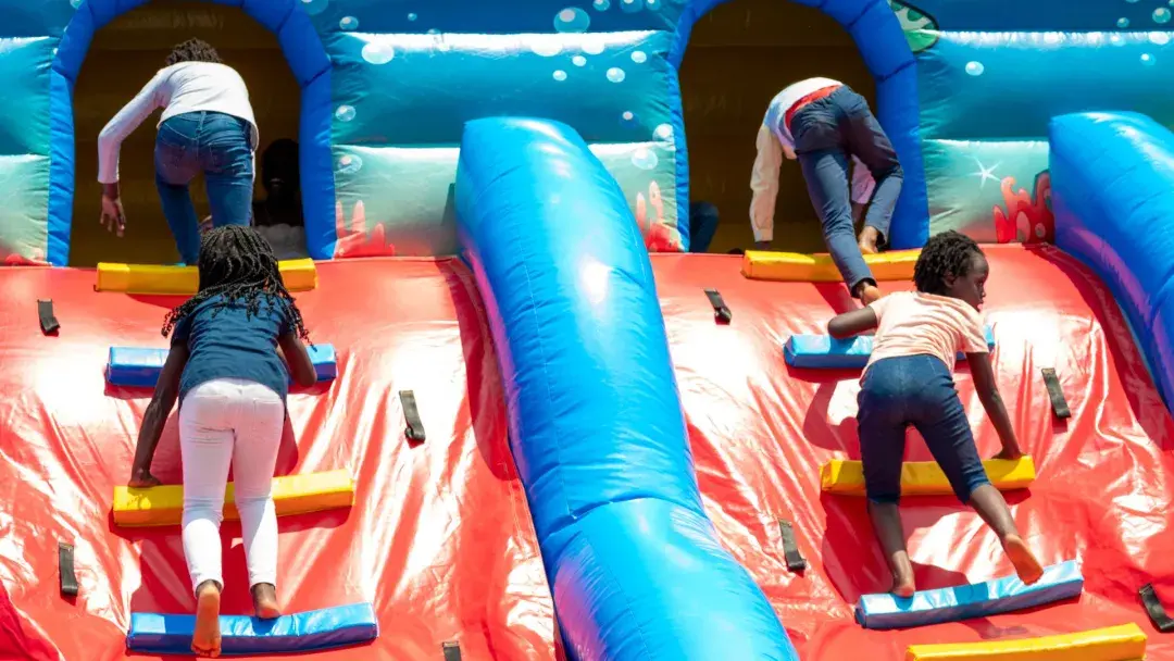 Bouncing castle time