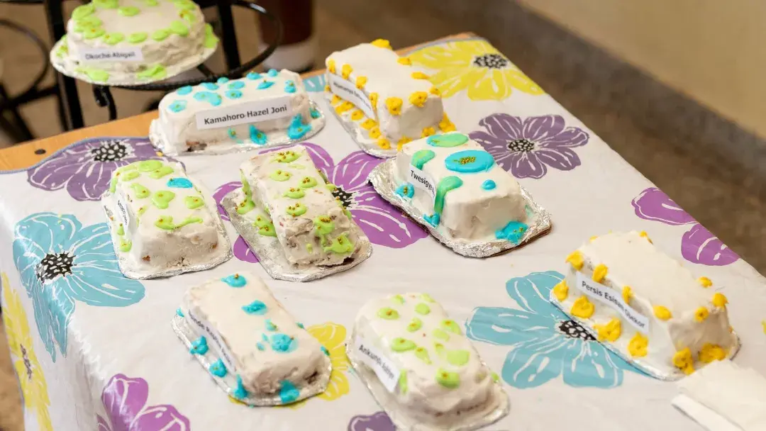 Yummy cakes from home economics