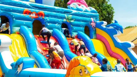 Bouncing castle time