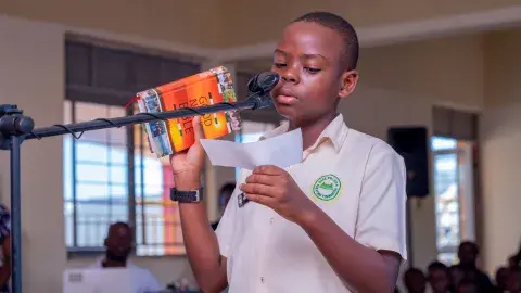 Head boy swearing in