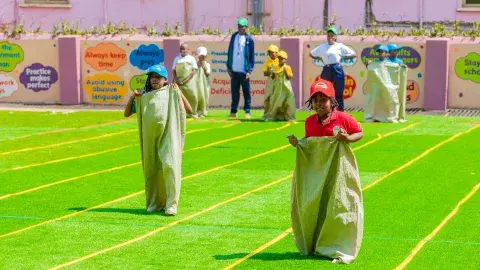 Sack race