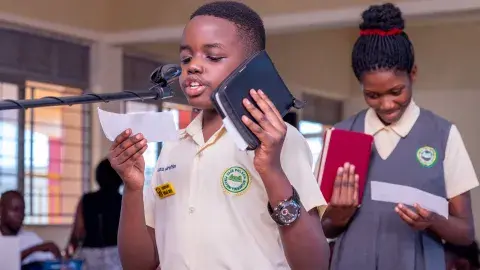 Assistant Head Boy swearing in