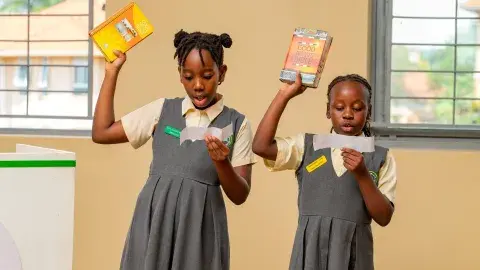 Swearing in by Tesia and Roseline