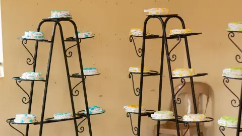 Tasty cakes by Home Economics club